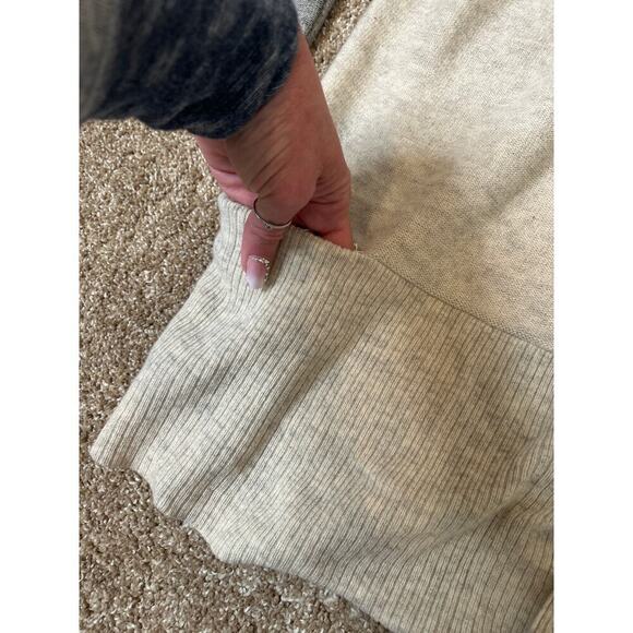 Vince Variegated Wool & Cashmere sweater Cardigan SZ SM striped open front - Picture 7 of 8